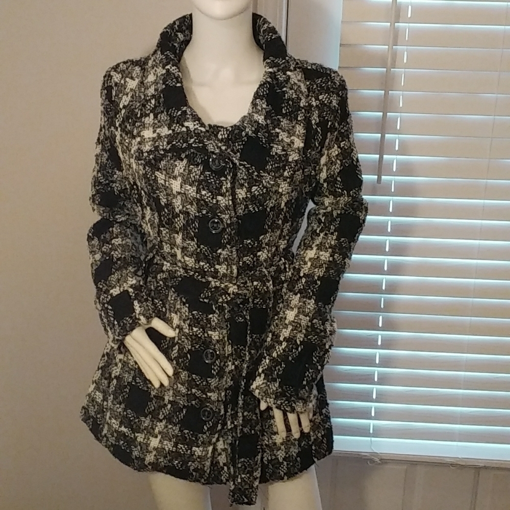 New Women OuterwearCoat/Jacket with Belt by ME JANE Size L